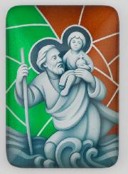 Magnete & Libretto di Novena - San Cristoforo