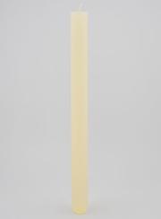 Candela Colorata in Massa 27cm - Bianco Perlaceo