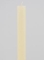 Candela Colorata in Massa 27cm - Bianco Perlaceo