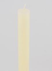 Candela Colorata in Massa 27cm - Bianco Perlaceo