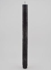 Candela Colorata in Massa 27cm - Grigio