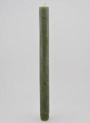 Candela Colorata in Massa 27cm - Oliva