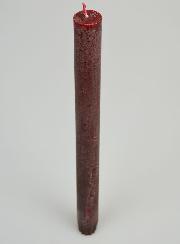 Candela di Preghiera Tinta in Massa - Rosso Vellutato