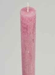 Candela di Preghiera Tinta in Massa - Rosa