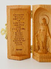 Trittico in Legno Massiccio - Madonna Miracolosa