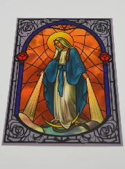 Magnete Vetrata Finestra - Madonna Miracolosa