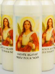 Set di 10 Candele per Novena a Santa Agata