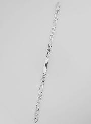 Braccialetto Uomo in Argento - Maglia Figaro 5mm