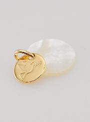 Medaglia Oro Placcato & Madreperla - Spirito Santo