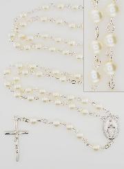 Rosario Medaglia Miracolosa - Bianco