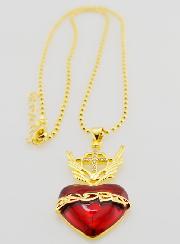 Collana Religiosa Ex Voto & Croce - 40 cm