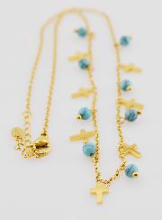 Collana Religiosa Croci & Perle