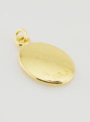 Medaglia Madonna di Lourdes Dorata - 25 mm