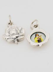 Medaglia Rosa 14 mm - Santa Teresa