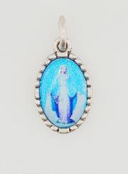 Medaglia Con Bordo 15 mm - Madonna Miracolosa