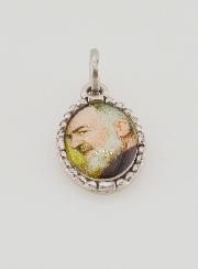 Medaglia Con Bordo 15 mm - Padre Pio