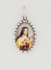 Medaglia Con Bordo 15 mm - Santa Teresa