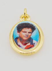 Medaglia San Carlo Acutis Dorata- 25 mm