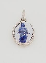 Medaglia Con Bordo 15 mm - Madonna Nera