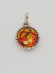 Medaglia Con Bordo 15 mm - Sacra Famiglia