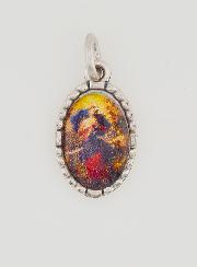 Medaglia Con Bordo 15 mm - Maria che Scioglie i Nodi