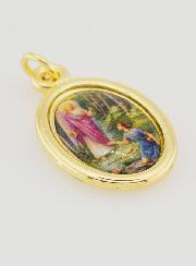 Medaglia San Raffaele Dorata - 25 mm