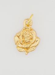 Medaglia Rosa 14 mm Dorata - Santa Rita