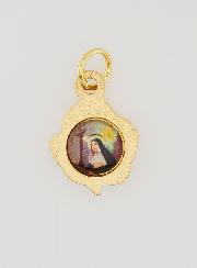 Medaglia Rosa 14 mm Dorata - Santa Rita