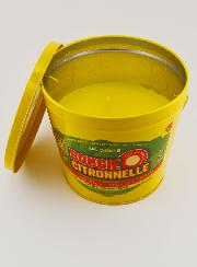 Candela Citronella Secchio Metallo - Giallo