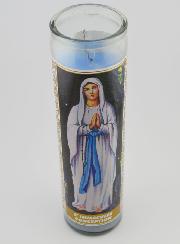 Candela in Vetro - Immacolata Concezione & Preghiera