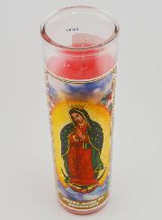 Candela in Vetro - Madonna di Guadalupe & Preghiera