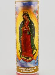 Candela in Vetro - Madonna di Guadalupe & Preghiera