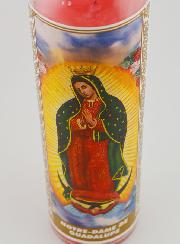 Candela in Vetro - Madonna di Guadalupe & Preghiera