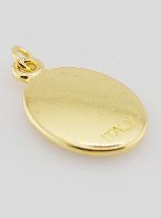 Medaglia San Cristoforo Dorata - 25 mm