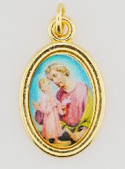 Medaglia San Giuseppe Dorata - 25 mm