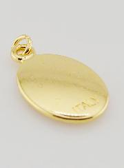 Medaglia Sacra Famiglia Dorata - 25 mm