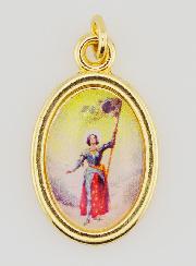 Medaglia Santa Giovanna d'Arco - 25 mm