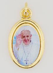 Medaglia del Papa Francesco Dorata - 25 mm