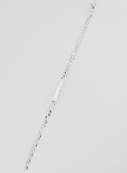 Braccialetto Uomo in Argento - Maglia 4mm