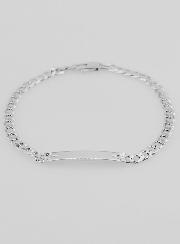 Braccialetto Uomo in Argento - Maglia 4mm