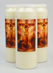 Set di 3 Candele per Novena alla Passione di Cristo