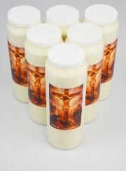 Set di 6 Candele per Novena alla Passione di Cristo