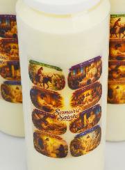 Set di 3 Candele per Novena Settimana Santa