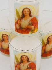 Set di 4 Candele Votive Santa Agata