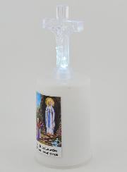 Candela da Chiesa a LED Nostra Signora di Lourdes
