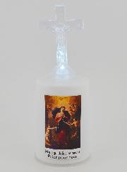 Candela da Chiesa a LED Maria che Scioglie i Nodi