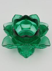 Portacandela Fiore di Loto - Verde