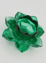 Portacandela Fiore di Loto - Verde
