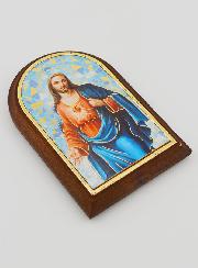 Icona da Appoggio Sacro Cuore di Gesù - 10 cm