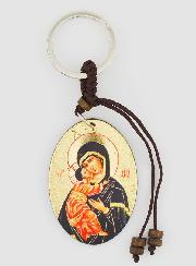Portachiavi Icona Madonna di Vladimir